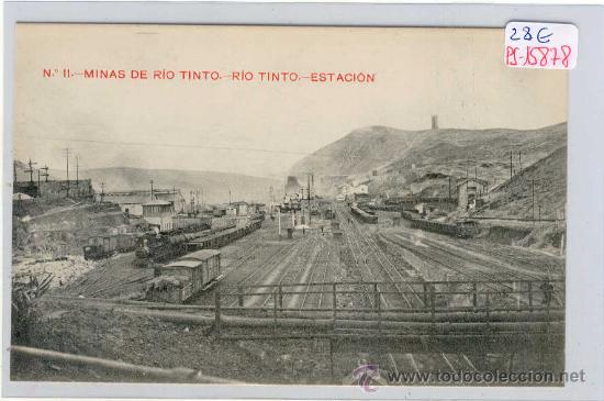Postales: (PS-15878)POSTAL DE MINAS DE RIO TINTO-ESTACION FERROCARRIL