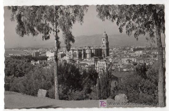Postkarten: TARJETA POSTAL DE MALAGA N&ordm; 15. VISTA GENERAL. EDICIONES GARCIA GARRABELLA