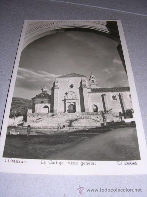 Postales: 1.-granada,la cartuja,vista general,edc, soberanas-14x9 cm.