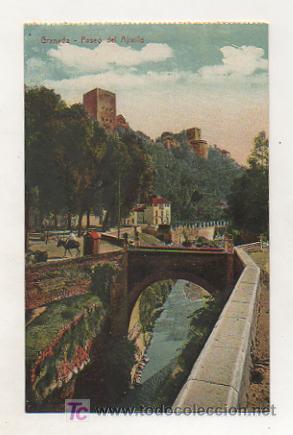 Postales: GRANADA. PASEO DEL AJIVILLO. (ED. SUCESOR DE CASSO) - Foto 1