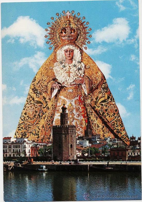 Postales: sevilla.- ntra. sra de la esperanza .- la macarena.- ed garrabella - a&ntilde;o 1967 - nueva