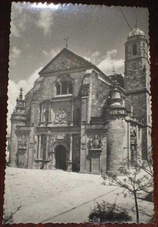 Postales: ANTIGUA FOTO POSTAL DE UBEDA - CAPILLA DEL SALVADOR - JAEN - ED. SICILIA - NO CIRCULADA.