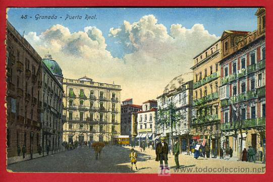 Postales: GRANADA, PUERTA REAL,       P36862 - Foto 1