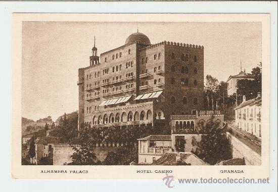 Postales: Granada - Alhambra Palace - Hotel Casino