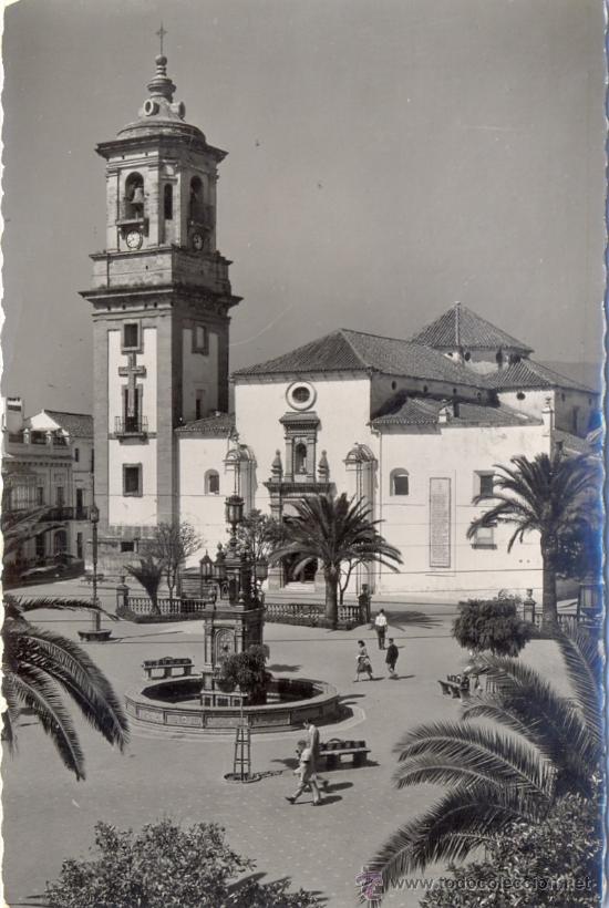 Postales: TARJETA POSTAL DE ALGECIRAS IGLESIA DE NTRA. SRA. DE LA PALMA CADIZ