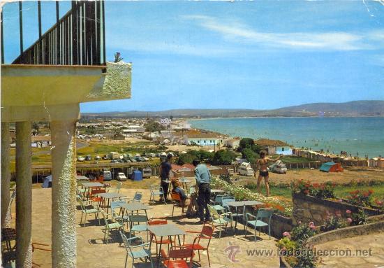 Postales: TARJETA POSTAL DE ALGECIRAS CAMPING BAHIA Y PLAYA DEL RINCONCILLO  CADIZ