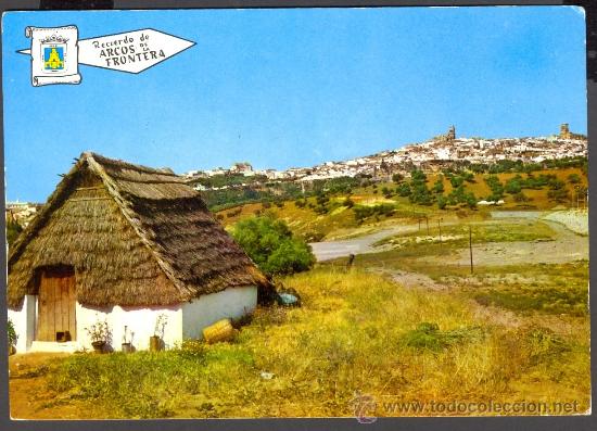 Postales: TARJETA POSTAL DE ARCOS DE FRONTERA VISTA PARCIAL  CADIZ