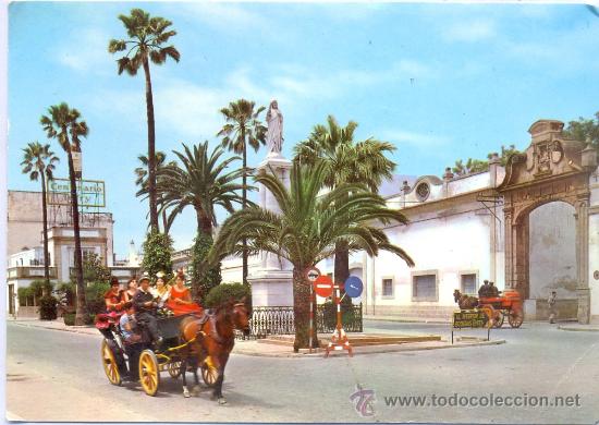 Postales: TARJETA POSTAL DE PUERTO DE SANTA MARIA MONUMENTO AL CORAZON DE JESUS CADIZ