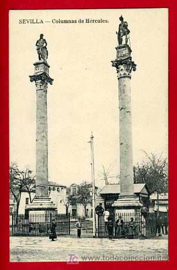Postales: SEVILLA , COLUMNAS DE HERCULES , P38.949 - Foto 1