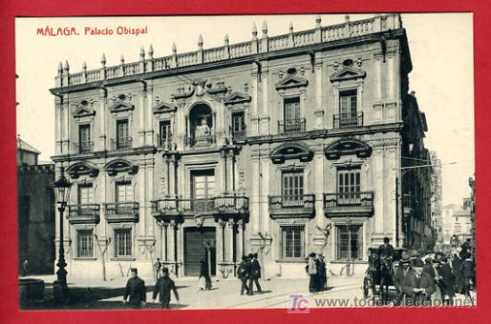 Postales: MALAGA , PALACIO OBISPAL , P38.960