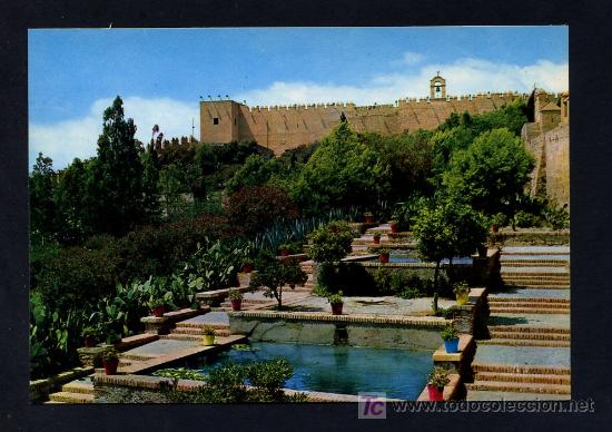 Postales: Almer&iacute;a. *Alcazaba. Jardines y Torre de la Vela* Ed. Segura n&ordm; 7010. Nueva.