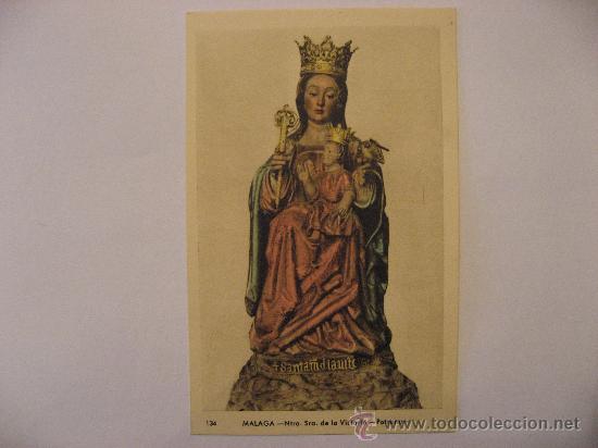 Cartoline: POSTAL SIN CIRCULAR DE MALAGA,Ntra.Sra.DE LA VICTORIA-PATRONA
