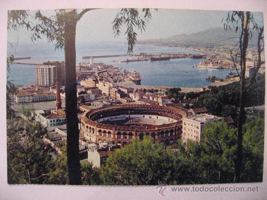 Postales: POSTAL SIN CIRCULAR DE MALAGA,PLAZA DE TOROS.