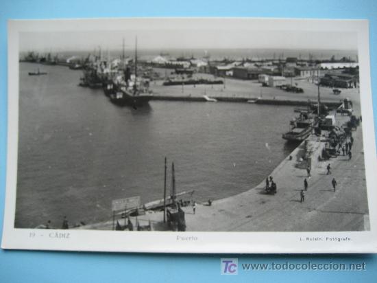 Postales: Cadiz. N&ordm; 19 Puerto. L.Roisin. Postal sin circular