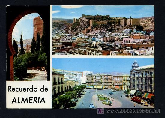 Postales: Almer&iacute;a. Ed. Arribas 2030. Circulada 1968.