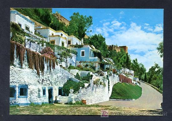 Postales: Almer&iacute;a. *Mes&oacute;n Gitano y Alcazaba* Ed. Arribas 86. Nueva.