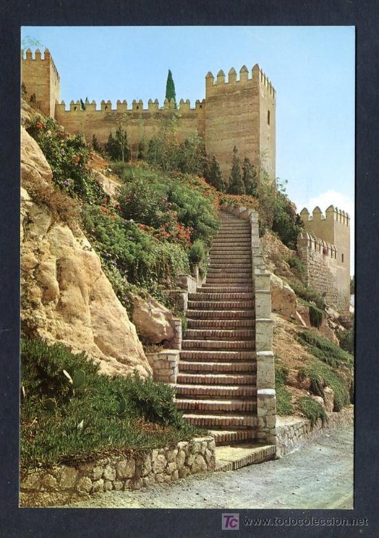 Postales: Almer&iacute;a. *Murallas de la Alcazaba...* Ed. Arribas n&ordm; 2039. Nueva.