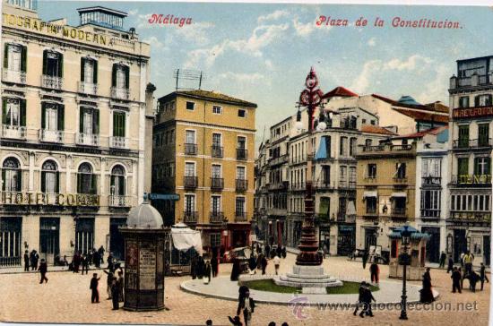 Postales: M&Aacute;LAGA.-PLAZA DE LA CONSTITUCI&Oacute;N - Foto 1