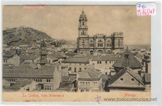 Postales: (PS-16549)POSTAL DE MALAGA-LA CATEDRAL,VISTA PANORAMICA
