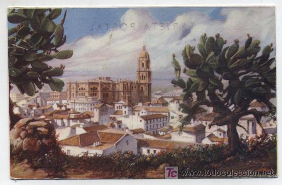 Postales: M&aacute;laga.- Vista Panor&aacute;mica. - Foto 1