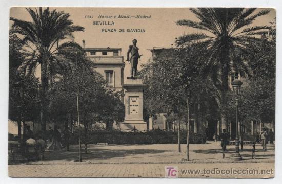 Postkarten: Sevilla.- Plaza de Gavidia. Hauser y Menet 1547.