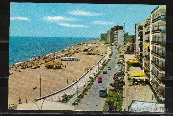 Postales: 1382.- FUENGIROLA. PLAYA Y PASEO MAR&Iacute;TIMO - Foto 1