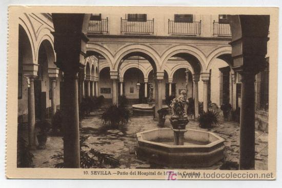 Postkarten: Sevilla.-Patio del Hospital de la Santa Caridad.