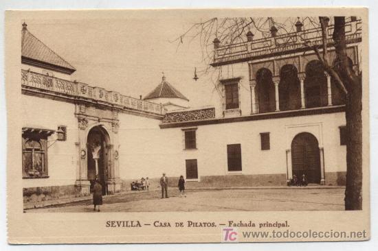 Postkarten: Sevilla.- Casa de Pilatos -Fachada Principal. Edic. E. Ramos.