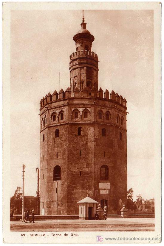 Postales: MAGNIFICA POSTAL - SEVILLA - TORRE DE ORO - Foto 1