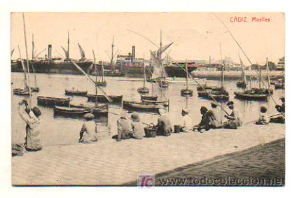 Postales: C&Aacute;DIZ. MUELLES. (THOMAS, 1946) - Foto 1