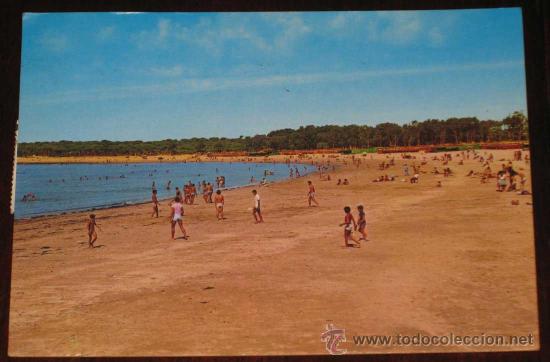 Postkarten: ANTIGUA FOTO POSTAL DEL PUERTO DE SANTA MARIA - CADIZ - PLAYA DE LA PUNTILLA -  CIRCULADA - ED. ARRI
