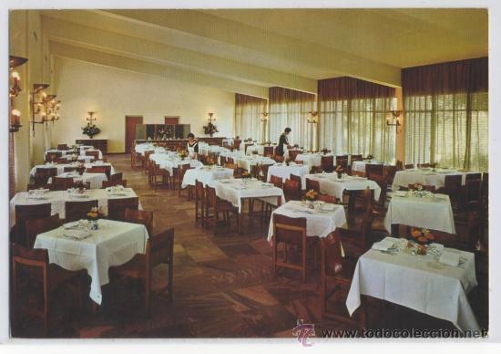 Postales: TARJETA POSTAL DE BAILEN ALBERGUE NACIONAL DE CARRETERA COMEDOR JAEN