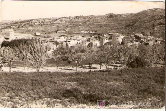Cartoline: CALPES DE ARENOSO Vista de la Aldea (La Humbria) - Foto Gomez- Sin escribir- Vell i Bell