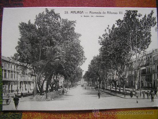 Postales: POSTAL MALAGA L. ROISIN ALAMADEA DE ALFONSO XII