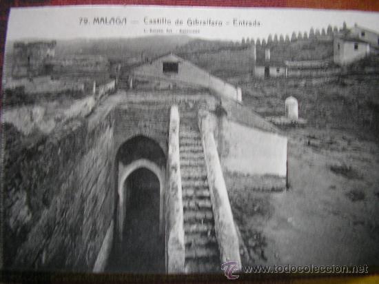 Postales: POSTAL MALAGA L. ROISIN CASTILLO GIBRALFARO ENTRADA