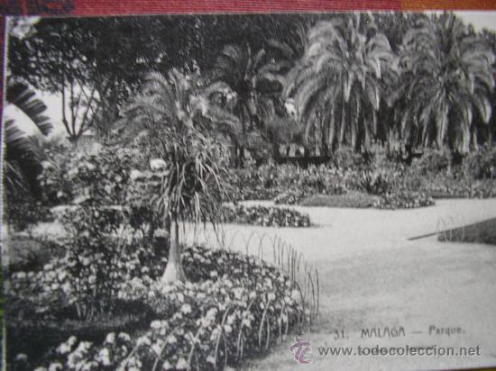 Postales: POSTAL MALAGA L. ROISIN PARQUE