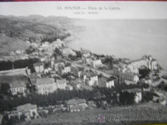 Postales: POSTAL MALAGA L. ROISIN VISTA DE LA CALETA