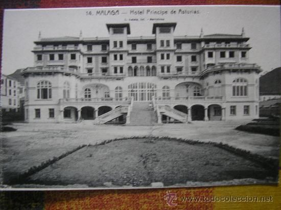 Postales: POSTAL MALAGA L. ROISIN HOTEL PRINCIPE DE ASTURIAS