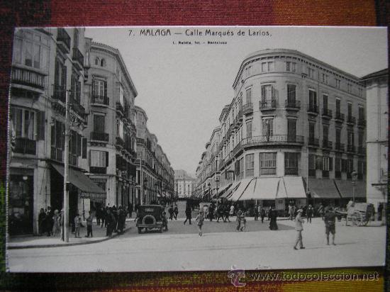 Postales: POSTAL MALAGA L. ROISIN CALLE MARQUES DE LARIOS