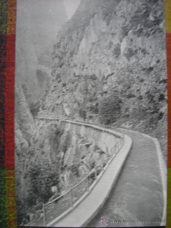 Postales: EL CHORRO ( MALAGA ) L. ROISIN CANAL DE LA HIDROELECTRICA Y CAMINO DEL REY