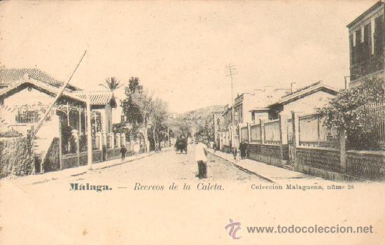 Postales: POSTAL ANTIGUA DE MALAGA. RECREOS DE LA CALETA. P-ANMA-024