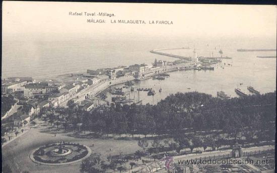Postales: M&Aacute;LAGA.- LA MALAGUETA , LA FAROLA