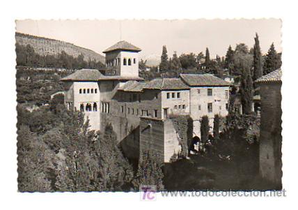 Postales: GRANADA. LA ALHAMBRA. TORRE DE LAS DAMAS. - Foto 1