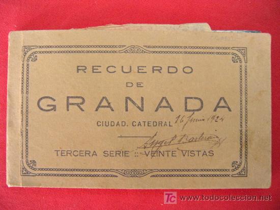 Postales: GRANADA. POSTALES  A&Ntilde;O 1924 - Foto 1