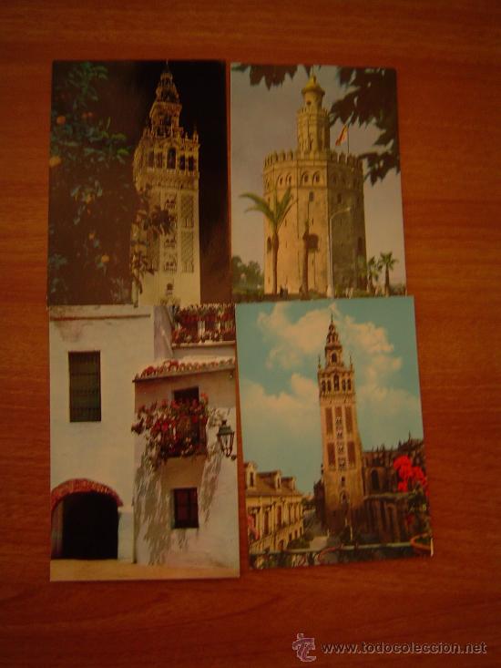 Postales: 4 POSTALES SEVILLA  SIN CIRCULAR - Foto 1