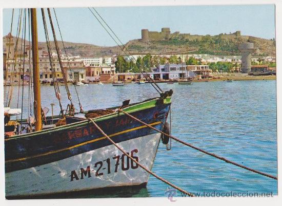 Postales: Almeria puerto y Club del Mar,Garcia Garrabella y Cia S R C