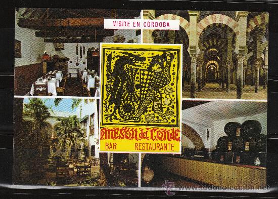 Postales: 1248 - CORDOBA. COMEDOR. PATIO. BARRA. MESOS DEL CONDE