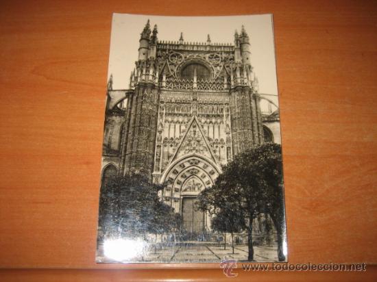 Postkarten: 129-SEVILLA-CATEDRAL:PUERTA DE LA CONCEPCION.HELIOTIPIA  ARTISTICA ESPA&Ntilde;OLA  CIRCULADA