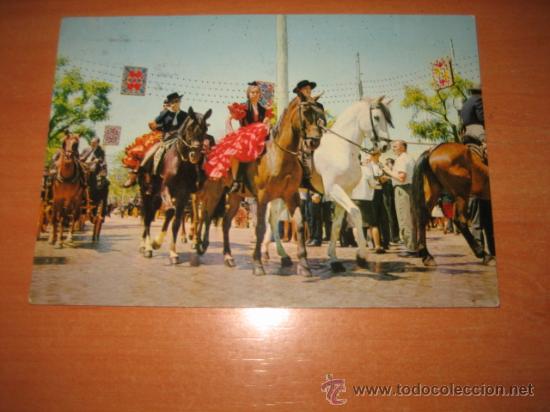 Postkarten: SEVILLA-150.FERIA.ESCENA TIPICA    EDICIONES RO-FOTO  CIRCULADA