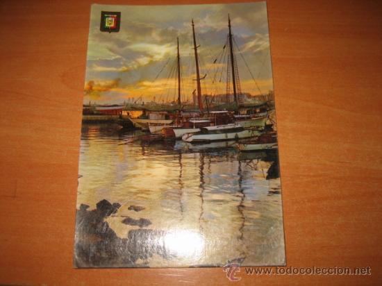 Postkarten: N&ordm; 37 MALAGA  ATARDECER EN EL PUERTO  EDI.DOMINGUEZ